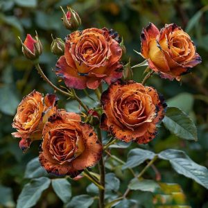 Роза плетистая Оранжевый Бриллиант купить по цене от 450р. в интернет-магазине «Посадика» с доставкой почтой в в Лиские и по всей России – [изображение №1].